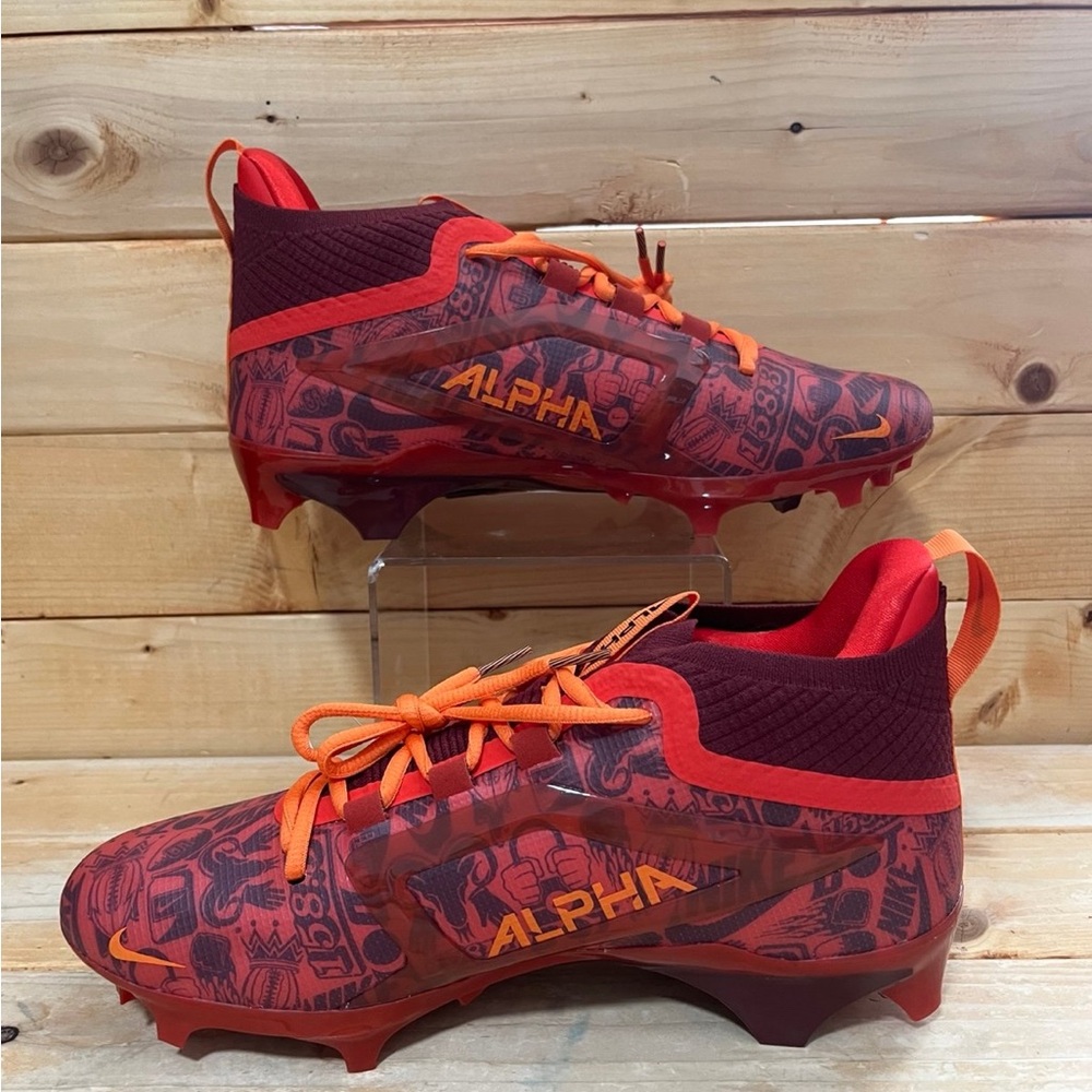 New Nike Alpha Menace 4 Elite NRG Football Cleats - Multiple sizes - FQ4046 600 - Picture 2 of 7